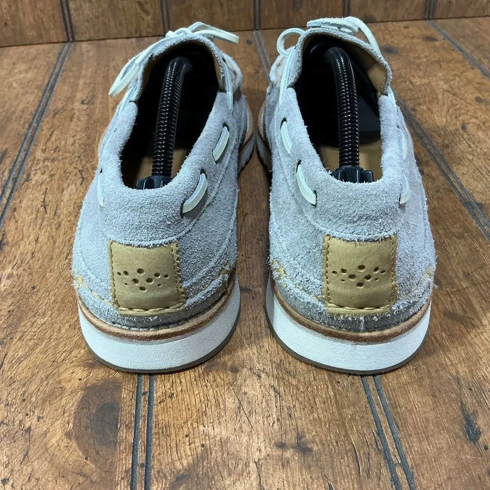 Cole Haan Pinch Rugged Beige Suede Boat Shoes Lace Up Comfort US 10 M C36405